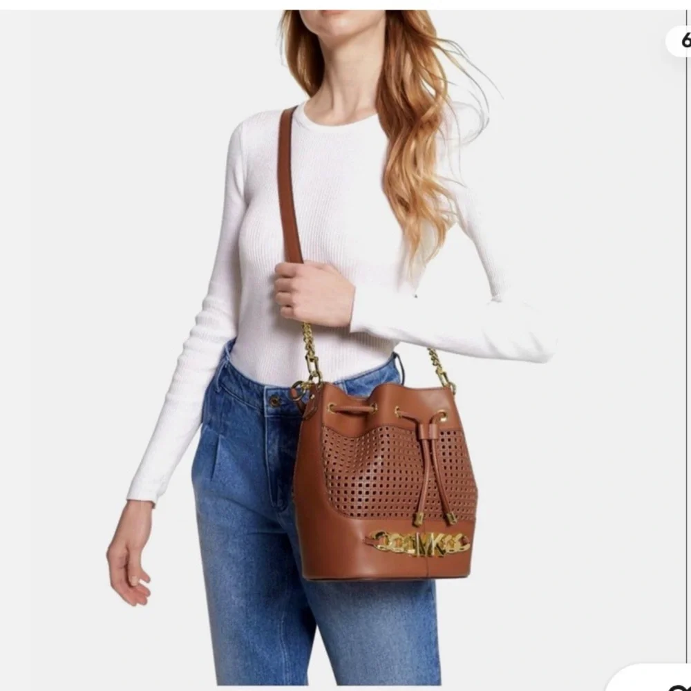 Michael Kors Gold Bucket 2 way Bag